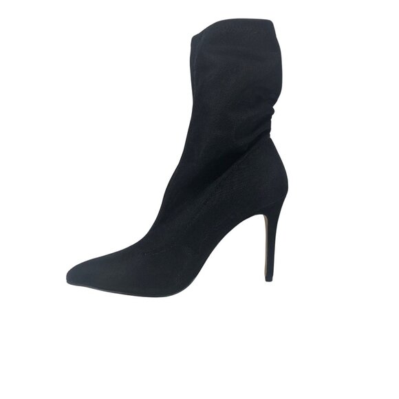 Jewel Badgley Mischka Ronnie Evening Stiletto Heel Booties Size 6.5 Black New - Picture 6 of 9